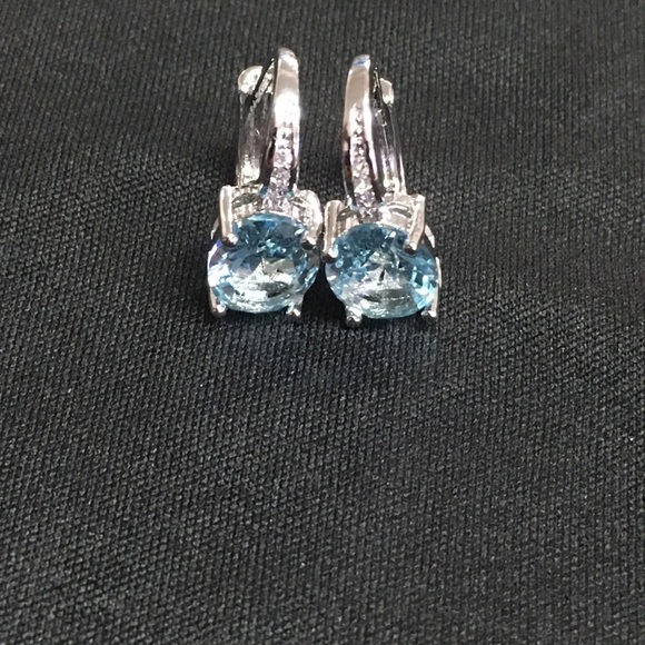 Moonrocy women’s blue earrings - Picture 4 of 8